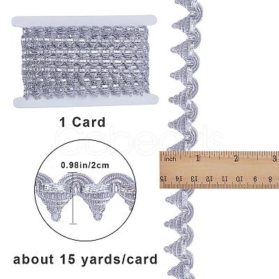 15 Yards Filigree Polyester Lace Ribbon DIY-GF0007-67B-1