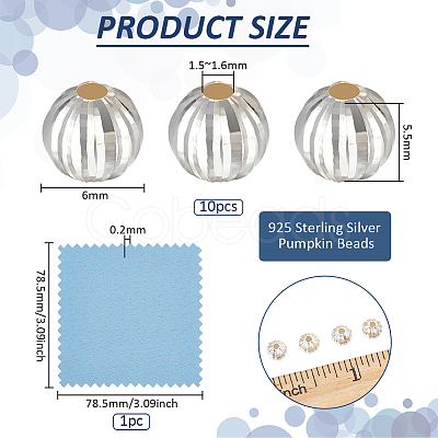 925 Sterling Silver Beads STER-BC0002-19C-1
