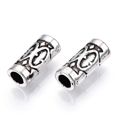 Tibetan Style Alloy Beads TIBEB-TAC0002-05AS-1