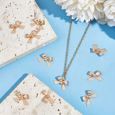 30Pcs Brass Charms KK-GO0001-50-1