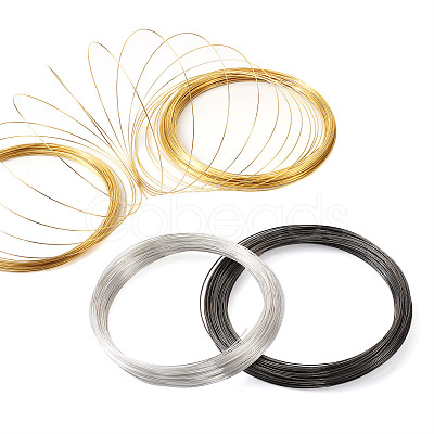 300 Circles 3 Colors Carbon Steel Memory Wire TWIR-FW0001-02-1