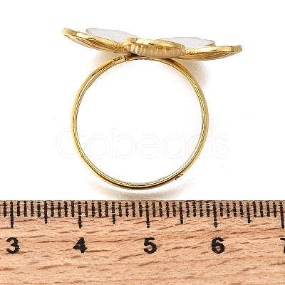 304 Stainless Steel Enamel Cuff Open Rings SA-CBA369F-04G-02-1