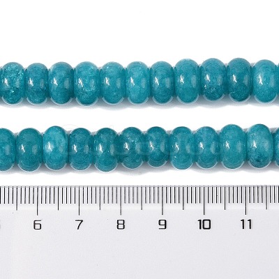Dyed Natural White Jade Beads Strands G-G107-A08-01-1