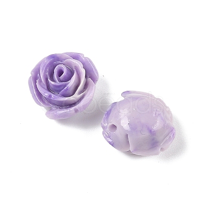 Synthetic Shell Dyed Beads SHEL-K007-15D-1