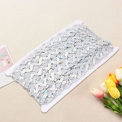 2Pcs Polyester Paillette Beads OCOR-CP0001-31B-1