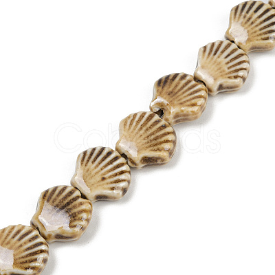 Handmade Porcelain Beads Strands PORC-Q002-01A-01-1