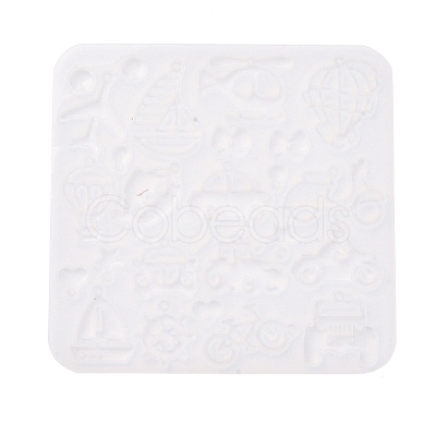 Pendant Silicone Molds AJEW-S041-04B-1