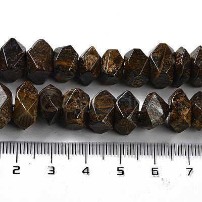 Natural Bronzite Beads Strands G-D091-A15-1