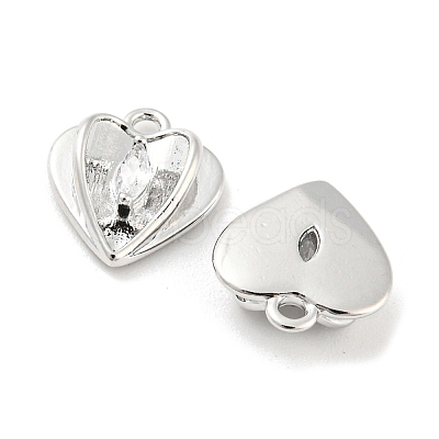 Clear Glass Charms X-KK-E090-25P-1