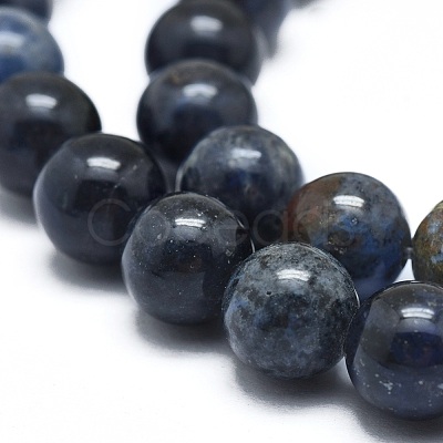 Natural Dumortierite Quartz Bead Strands G-I224-03-10mm-1