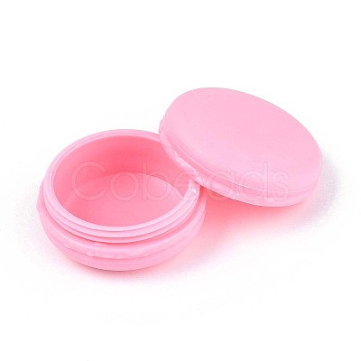 Portable Plastic Candy Color Mini Cute Macarons Jewelry Ring/Necklace Carrying Case CON-ZX009-04A-1