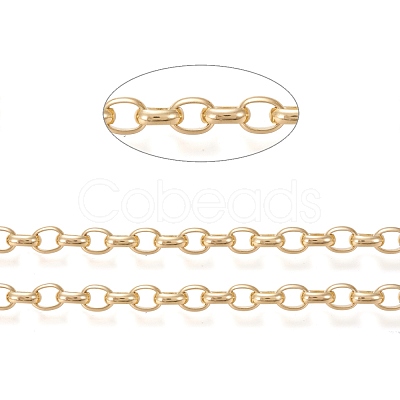 Brass Cable Chains X-CHC-M020-14G-1