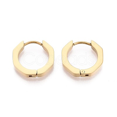 304 Stainless Steel Hoop Earrings STAS-T074-38G-A-1