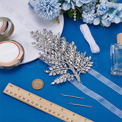 1Bag Zinc Alloy & Rhinestone Hair Bobby Pins Sets AJEW-FG0005-21-1