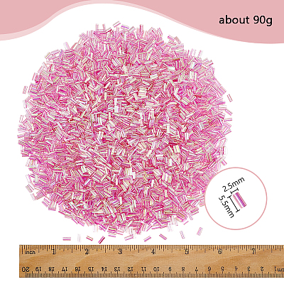 ABS Plastic Tube Beads DIY-WH0888-230D-1