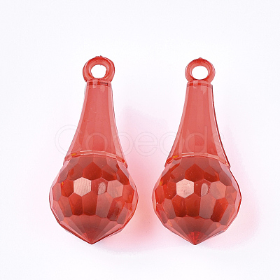 Transparent Acrylic Pendants X-TACR-S133-047-1