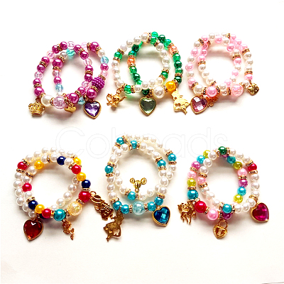 Imitation Pearl Acrylic Beads PACR-CJ0001-08-1