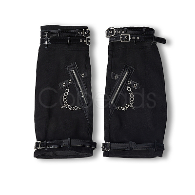 Polyester Leg Sleeves AJEW-WH20042-74B-1