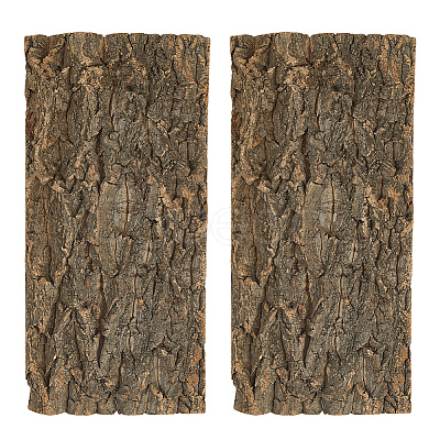 Wood Tree Rind Decoration AJEW-WH20064-07A-1