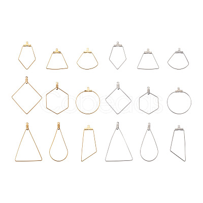 Stainless Steel Wire Pendants STAS-TA0004-43-1