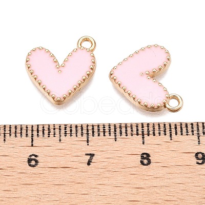Rack Plating Alloy Enamel Charms ENAM-N056-343G-D-1