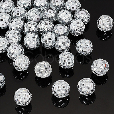 Plastic Rhinestone Beads KY-PH0001-96-1