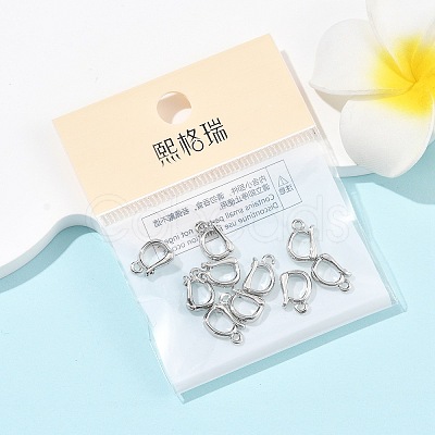 SHEGRACE Brass Fold Over Clasps XGR0145P-162P-1