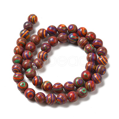 Synthetic Malachite Dyed Beads Strands G-P507-02A-03-1