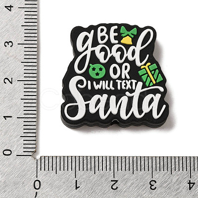 Christmas Series Silicone Beads SIL-S007-04A-1