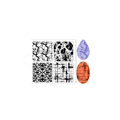 Silicone Clay Texture Mat AJEW-WH0447-028-1
