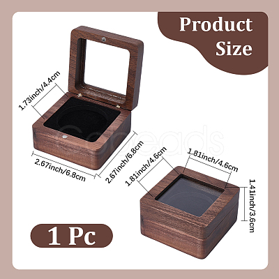 Wooden Badge Packing Magnetic Boxes CON-WH20006-017A-1