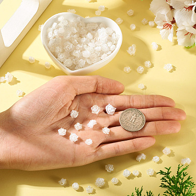 200Pcs Flower & Butterfly Resin Cabochons CRES-TA0001-89H-1