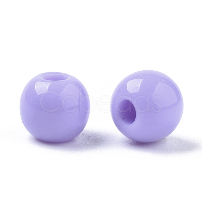 Opaque Acrylic Beads SACR-N009-16-1