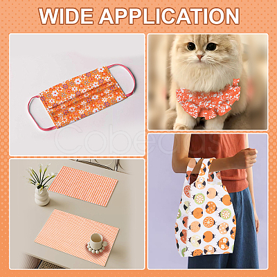 Cotton Fabric DIY-WH0504-869B-1
