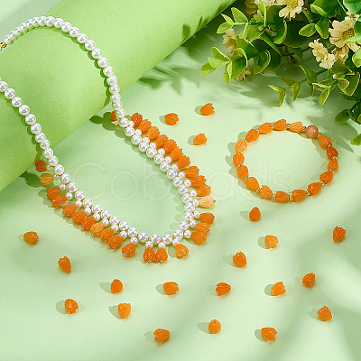 150Pcs Opaque Resin Beads RESI-PH0002-76B-1