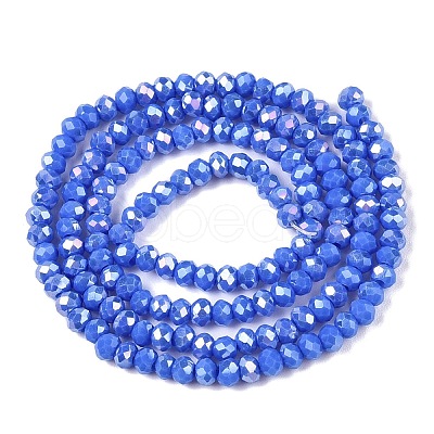 Electroplate Glass Beads Strands LS-EGLA-A044-P2mm-B32-1