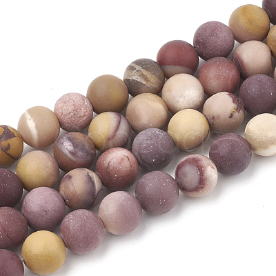 Natural Mookaite Beads Strands G-T106-158-1