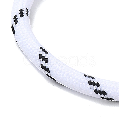 Ployester Core-Wrapped Round Cord Necklace Making KK-CBACFA2-03G-26-1
