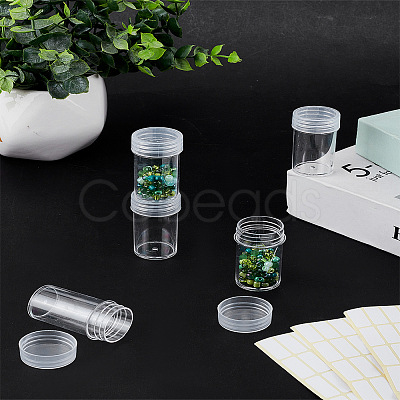 5Pcs Plastic Bead Tube Storage Containers CON-LP0001-26-1