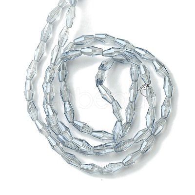 Transparent Electroplate Glass Beads X1-GLAA-K064-05A-PL03-1