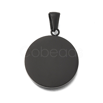 Ion Plating(IP) 304 Stainless Steel Pendants STAS-P115-09B-1