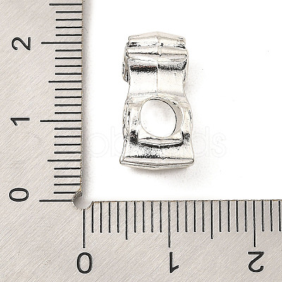 Tibetan Style Alloy European Beads FIND-E041-14AS-1