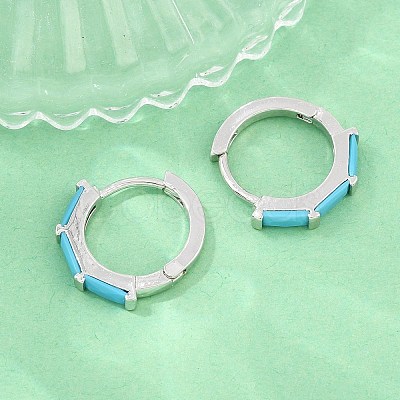 Brass Micro Pave Cubic Zirconia Hoop Earrings KK-CBA8324-12P-01-1