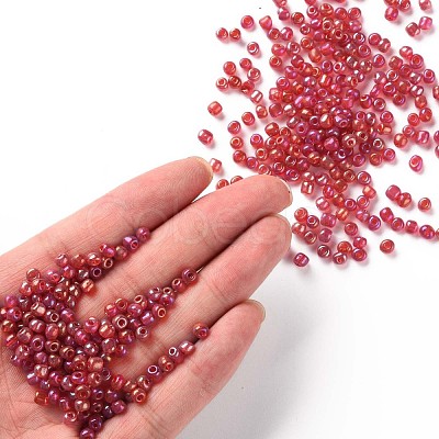 (Repacking Service Available) Round Glass Seed Beads SEED-C016-4mm-165-1