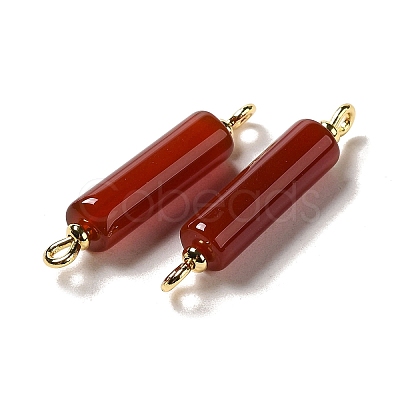 Natural Carnelian Connector Charms FIND-C046-17B-02G-1