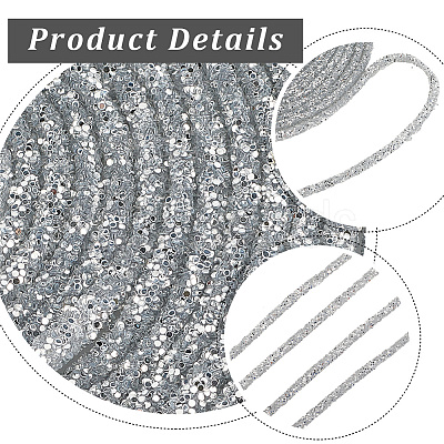 5M Glass Glitter Sequin Rope OCOR-CY0001-70C-1