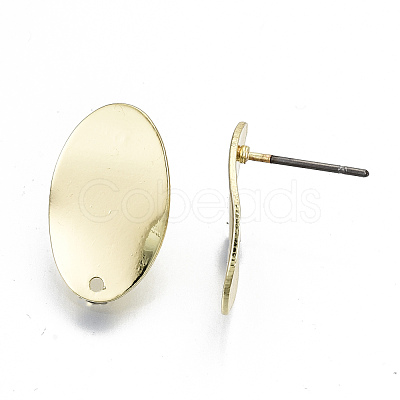 Rack Plating Iron Stud Earring Findings IFIN-N008-001-RS-1