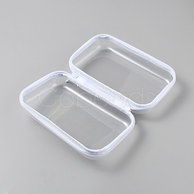 Portable Travel PVC Rectangle Packaging Zipper Boxes CON-WH20020-01D-1