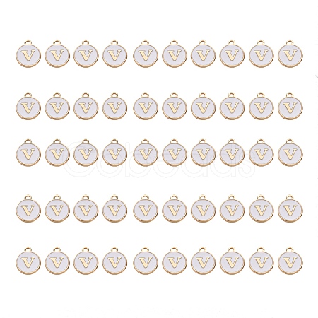 Golden Plated Alloy Charms ENAM-SZ0001-25A-V-1