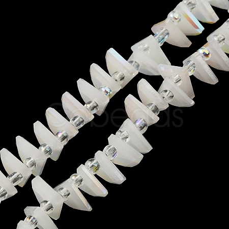 Electroplate Glass Beads Strands EGLA-S176-05A-B11-1
